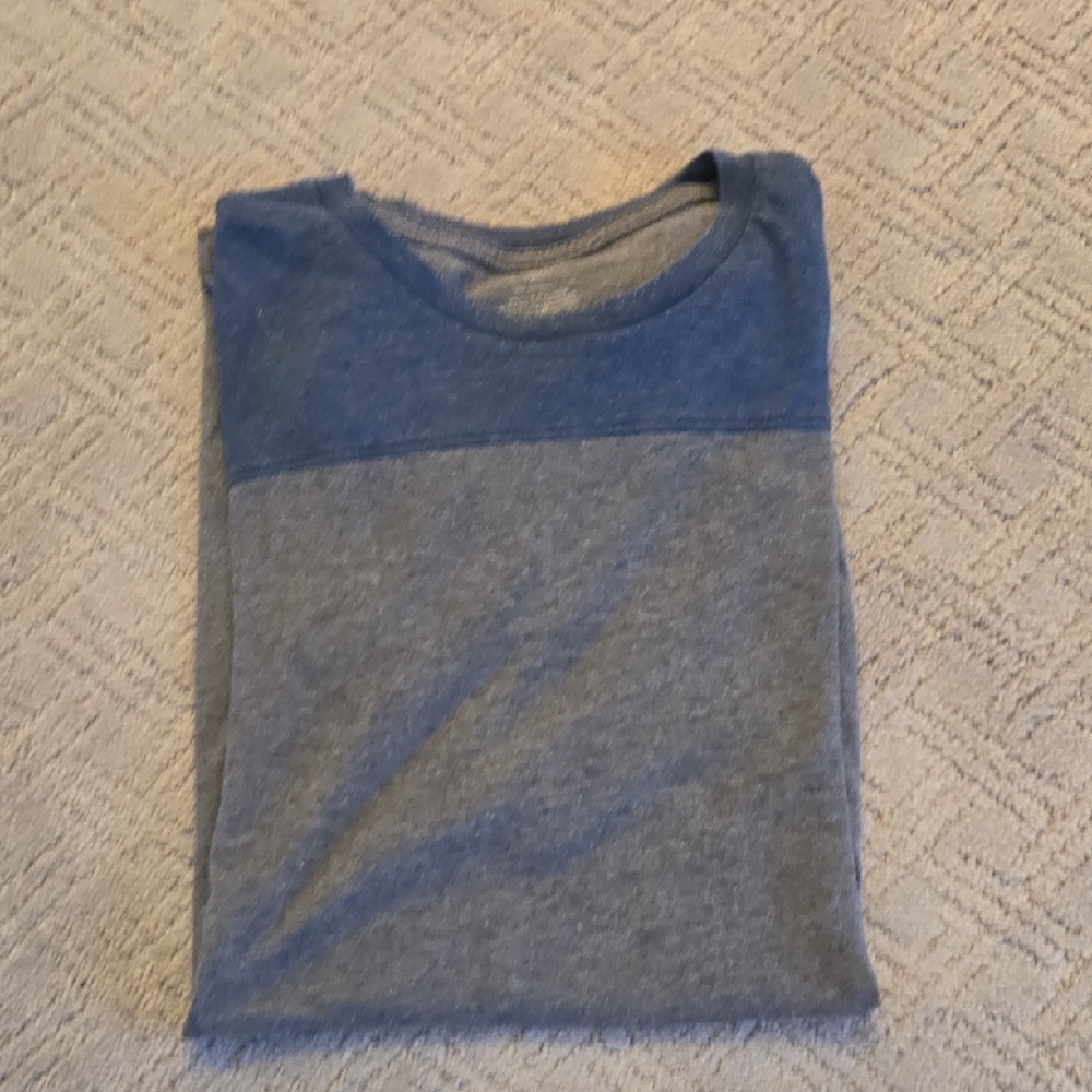 Blue and Gray Shirt
